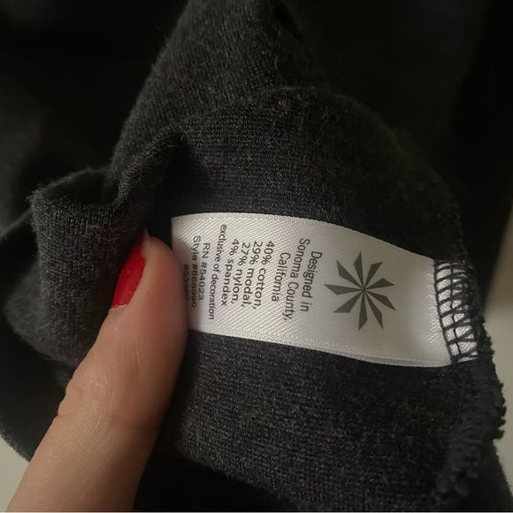 Athleta Cassidy Sweater Dress in Charcoal - Picture 9 of 12